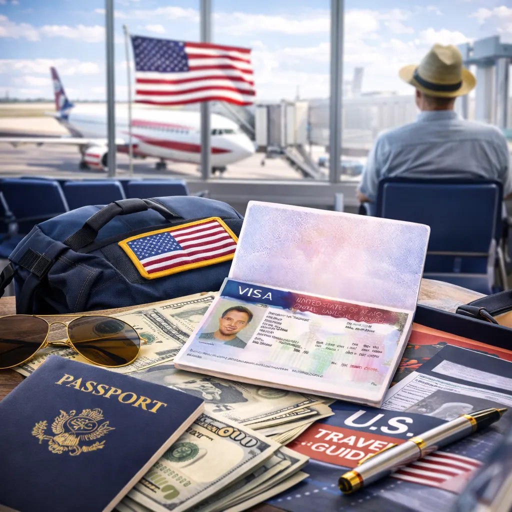 Imagem principal para o artigo Como viajar para os Estados Unidos pela primeira vez da Now Vistos